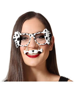  Lunettes Noir/Blanc 15 cm Dalmatien Accessoires de costumes, fig. 1 