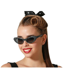  Lunettes Noir/Blanc Accessoires de costumes, fig. 1 