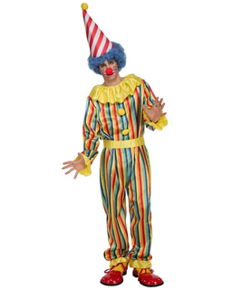  Déguisement pour Adultes My Other Me Clown Taille M/L A rayures, fig. 1 