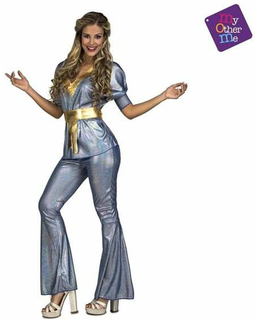  Déguisement pour Adultes My Other Me  Disco Silver Taille M/L, fig. 1 