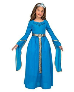  Verkleidung für Kinder Blau Mittelalterliche Prinzessin 5-6 Jahre, fig. 1 