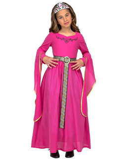  Déguisement pour Enfants My Other Me Rose Princesse Médiévale 5-6 Ans, fig. 1 