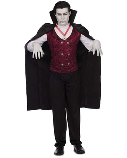  Déguisement pour Adultes My Other Me Vampire Taille M/L Pantalon Chemise Gilet Cape, fig. 1 