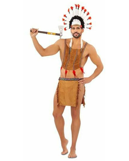  Verkleidung für Erwachsene My Other Me Indianer Krieger, fig. 1 