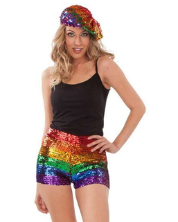  Déguisement pour Adultes My Other Me Shorts Rainbow Taille 40, fig. 1 