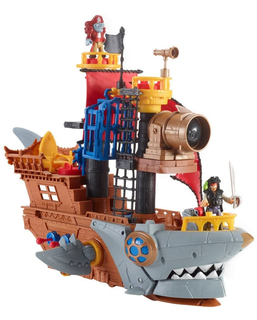  Playset Shark Bite Pirate Ship Fisher Price DHH61, fig. 1 