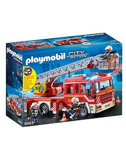  Spielset Fahrzeuge City Action Playmobil 9463 (14 pcs) Feuerwehrauto, fig. 1 