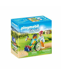  Playset Playmobil City Life Patient in Wheelchair 20 Stücke, fig. 1 