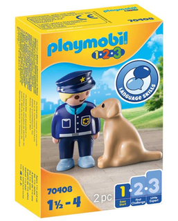  Playset Police with Dog 1 Easy Starter Playmobil 70408 (2 pcs), fig. 1 