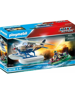  Playset Playmobil City Action Polizei Wasserflugzeug 70779 (33 pcs), fig. 1 