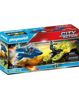  Playset Playmobil City Action Dron Flugzeug Polizei 70780 (44 pcs), fig. 1 