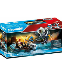  Playset Playmobil City Action Police Jet Pack with Boat 70782 (30 pcs), fig. 1 