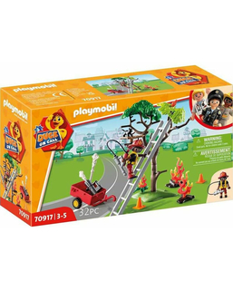  Playset Playmobil 70917 Feuerwehrmann Katze 70917 (32 pcs), fig. 1 