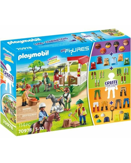  Playset Playmobil 70978 My Figures: Horse Ranch, fig. 1 