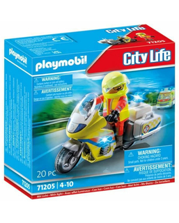  Spielset Fahrzeuge Playmobil 71205 Motorrad 20 Stücke, fig. 1 