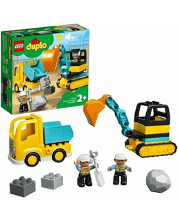  Playset Lego DUPLO Construction 10931 Truck and Backhoe, fig. 1 