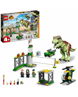  Playset Lego 76944 Jurassic World T-Rex Escape (140 Stücke), fig. 1 