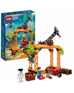  Playset Lego 60342 City Stuntz Stunt Challenge: Shark Attack (122 Stücke), fig. 1 