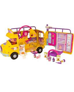  Playset Famosa Mini Bellies Fun Bus, fig. 1 