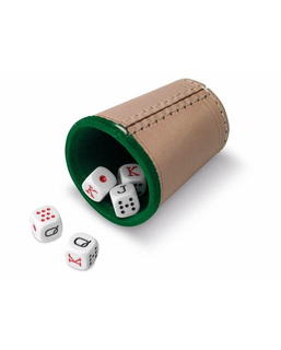  Poker Würfelbecher Cayro Leder, fig. 1 