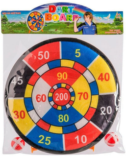  Dartboard mit Klettverschluss-Kugeln Juinsa (30 cm), fig. 1 