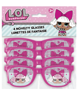  4 Paires de lunettes roses à pois LOL Surprise™, fig. 1 