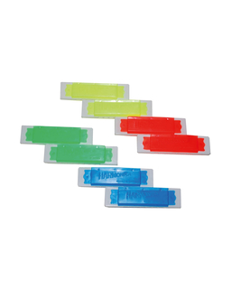  8 Mini harmonicas colorés factices, fig. 1 