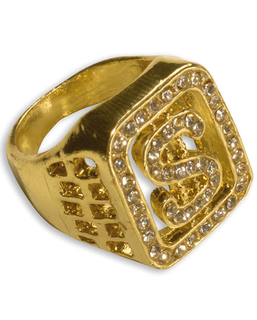  Bague dollars strass adulte, fig. 1 