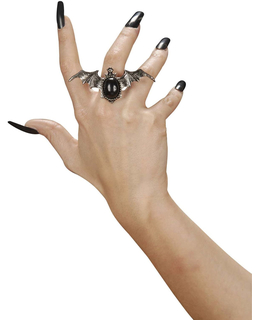  Bague gothique chauve-souris adulte Halloween, fig. 1 