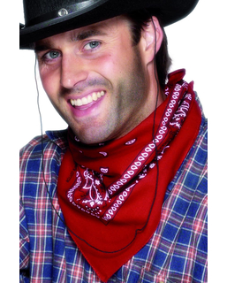  Rotes Bandana-Tuch für Cowboy-Kostüme, fig. 1 