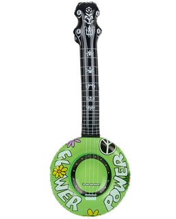  Aufblasbares Hippie Banjo Gitarre, fig. 1 