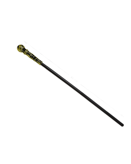  Goldenes Zepter Kostüm-Accessoire schwarz-gold 80 cm, fig. 1 