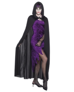  Cape vampire noire adulte Halloween, fig. 1 