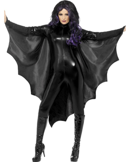  Fledermaus Cape für Damen schwarz, fig. 1 