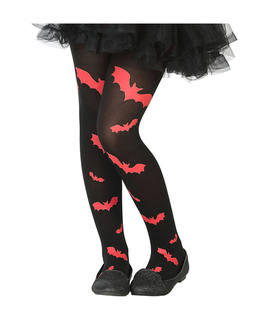  Collants chauve souris noir et rouge enfant, fig. 1 