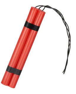  Dynamit-Stäbe Kostüm-Accessoire rot, fig. 1 