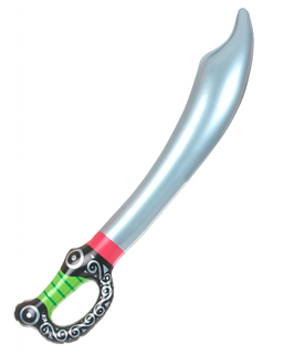  Aufblasbares Schwert für Piraten 68 cm silber, fig. 1 