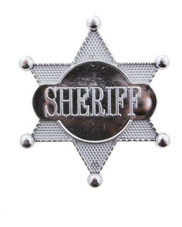  Silberner Sheriff-Stern, fig. 1 