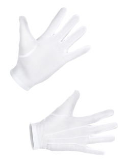  Gants courts blancs adulte, fig. 1 