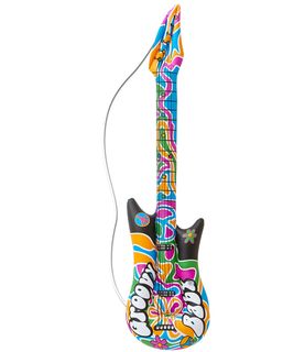  Aufblasbare Hippie-Gitarre 105 cm, fig. 1 