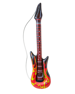  Aufblasbare Luftgitarre mit Flammen 105 cm rot, fig. 1 