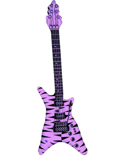  Aufblasbare Rockgitarre für Erwachsene neon pink, fig. 1 