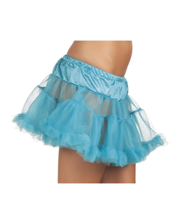  Jupon bleu turquoise en tulle femme, fig. 1 