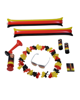  Zubehörset Accessoire-Set Deutschland 8-teilig schwarz-rot-gelb, fig. 1 