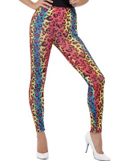  Legging léopard multicolore adulte, fig. 1 