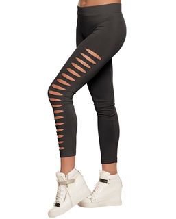  Schwarze Leggings mit Cutouts für Erwachsene, fig. 1 