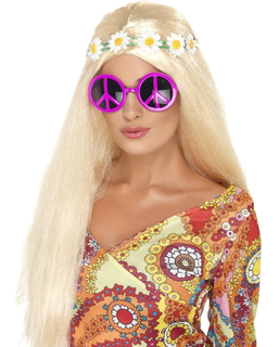  Hippie-Brille Rosa für Erwachsene, fig. 1 