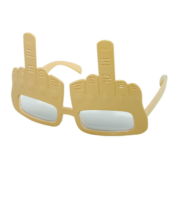  Goldene Mittelfingerbrille für Erwachsene, fig. 1 