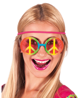  Regenbogen Hippie-Brille für Erwachsene, fig. 1 