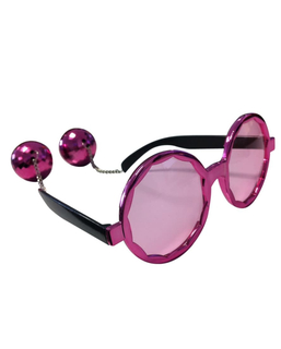  Witzige Disco Brille rosa für Erwachsene, fig. 1 